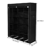 ZUN Portable Closet Organizer Storage, Wardrobe Closet with Non-Woven Fabric 14 Shelves, Easy to 44163394