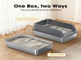 STAINLESS STEEL CAT LITTER BOX W1612P461486