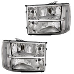 ZUN 2 pcs Headlights Left Right GM2502283/GM2503283 for 07-13 GMC Sierra 1500 99898061