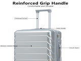 20"/24"/28" 3 pcs/set in ABS Spinner Wheel Luggage, Matching Color , With Combination Lock W2787P365245
