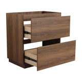 30" Bathroom Vanities without Sink, Modern Undermount Bathroom Sink Cabinet with Double drawer, W1972P188248