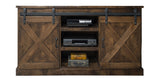 56 inch Corner TV Stand for TVs up to 60 inches, No Assembly Required, Aged Whiskey Finish GL-B108P160154