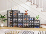 Black, Small Size, 32PCS, 332314cm, Shoe Box, Plastic Mesh, Freely Combinable 16886285