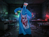 6.1 ft Animated Zombie Nurse Halloween Animatronic, Life Size Standing Scary Nurse Prop with 78822086