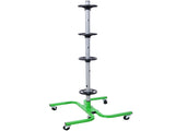 Storage Stand With Wheels 275 LBS Total Capacity Uses Six 2in Swivel Caster Wheels green color 45596629