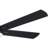 52" Black Lowe Profile Ceiling Fan with Light W1367P247069