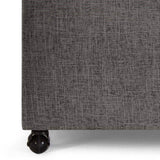 Modern Large Comfort Sofa Ottoman with Storage, Modular Sectional Storage Ottoman With Wheels For W2186P178509