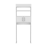 Madrid Over The Toilet Cabinet, Double Door, Two Shelves White B200P286971