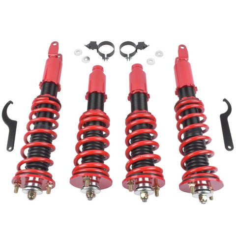 ZUN 4* Coilover Spring & Shock Assembly Front Rear for Acura Integra 1990-1993, Honda Civic / CRX 30570989