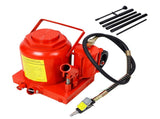 50 Ton 100,000LBS Air Hydraulic Bottle Jack, with Pneumatic & Manual Hand Pump, Rugged Steel W465P146643