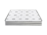 12-inch Full Mattress Highly Breathable Quilted Cover Hybrid Mattress, White, Plush Foam Mattress in B011P213353