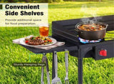 Double Burner Outdoor Propane Camp Stove, 75,000 BTU per Burner, 20 PSI Regulator, CSA Certified, 38000853