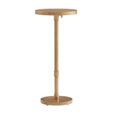 Morven Antique Brass Adjustable Height Accent Table B050P364440