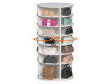 Rotating Shoe Rack Tower, 7-Tier Spinning Shoe Rack, Free Standing 360&deg Revolving Shoe Organizer, 82682241