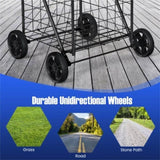 Medium folding shopping cart 65703376