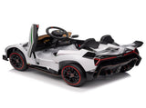 Lamborghini Poison Small Dual Drive 12V 4.5AH with 2.4G Remote Control Sports Car Electric Car White 34678486