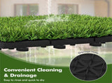 30 PCS 12" x 12 Interlocking Artificial Grass Tiles 98031228