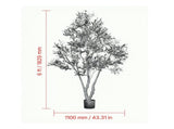 6FT Artificial Olive Tree, Natural Wood Trunk Realistic Leaves, Faux Indoor Plant for Home, Office 08626207