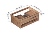 29" Wide Bathroom Wall Cabinet Wall Mounted Simulated Oak color Storage Cabinet T3785P396519
