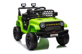 ZUN Kids Ride on Truck Car, 12V Ride on Toy Electric Cars for Kids w/ Remote, Bluetooth,light green W2058P208113