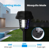 Outdoor Solar Bug Elimination Torches UV Light & White Light, 532 V Grid, IPX 73712379