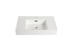 ZUN 30 Inc Resin basin For Bathroom Vanity, Vanity Top only W1972P186772