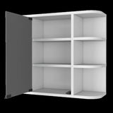 Valdez Medicine Cabinet With Six Shelves, Mirror Cabinet B128P148818