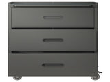 Heavy-Duty Metal Storage Cabinet with Wheels - 3 Drawer Tool Cabinet for Garage, Office, and Home 68821751