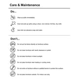 Round Mixed Material Coffee Table with Shelf B035P217812