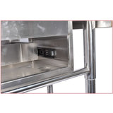Stainless Steel Kitchen Sink Commercial Freestanding Utility Sink with Drawer and Pull-Out Faucet 47271266