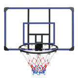 ZUN Wall-mounted basketball hoop, 45 x 29 inches shatterproof back, folding hoop, durable hoop and 99912483