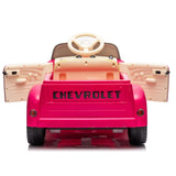 ZUN 12V Kids Ride On truck car w/parents control, Licensed Chevrolet 3100 pickup,electric car for W1396P147018