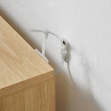 Bedroom Dresser, 6 Double Dressers with Wavy Drawers, Wooden Chest of Drawers for Children's Room, W1162P190403