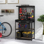ZUN Garage workbench with drawer tool table 68124637