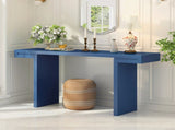 U-Style Large 60-Inch Console Table with Geometric Clean Lines Design,Stylish Entryway Table with N711P303209V