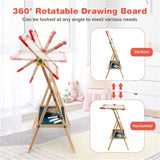 3-in-1 Kids Wooden Art Easel 85726945