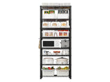 8 tier Heavy Duty Storage Shelves 78.74" H Wire Shelving Unit with Wheels 1600LBS NSF Metal Shelves 15208814