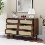 ZUN Drawer bedroom wooden antique TV cabinet bedroom living room corridor storage 38893255