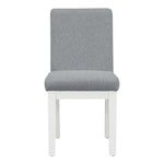 ZUN TREXM Simple and Modern 4-piece Upholstered Chairs with white legs for Living Room, Dining Room WF309287AAD