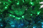 ZUN 6 FT Pre-lit Artificial Christmas Tree, APP Controlled Xmas Tree Hinged Branches with 330 RGB Lights 40315249