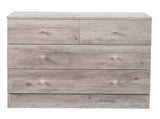 Modern Simple 4-Drawer Dresser Nightstand Gray 74731690