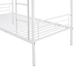 ZUN Twin Over Twin Metal Bunk Bed 61744003