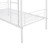 ZUN Twin Over Twin Metal Bunk Bed 61744003