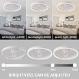 19.7 inches fan light RGB color lights three color temperature 6-speed adjustable wind power 58970078
