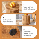 The cylindrical table with its patterned design can be easily integrated into a variety of interior W1512P366006