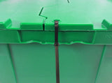 27"x17"x12" Plastic Storage Chest, Green, 1 Pack 84342429