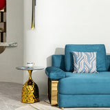 Sofa Side Table, Iron Round Tray Coffee Table, Bedroom Bedside Table/Leisure Table, Balcony W2723P262927