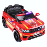 ZUN 12V Kid Ride on Police Car with Parental Remote Control, Battery Powered Electric Truck with Siren, W2181137385