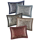 12 Piece Comforter Set with Cotton Bed Sheets Blue/Brown Cal King B035128825