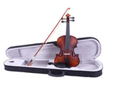 GV200 4/4 Classic Solid Wood Violin Case Bow Violin Strings Rosin Shoulder 12533294